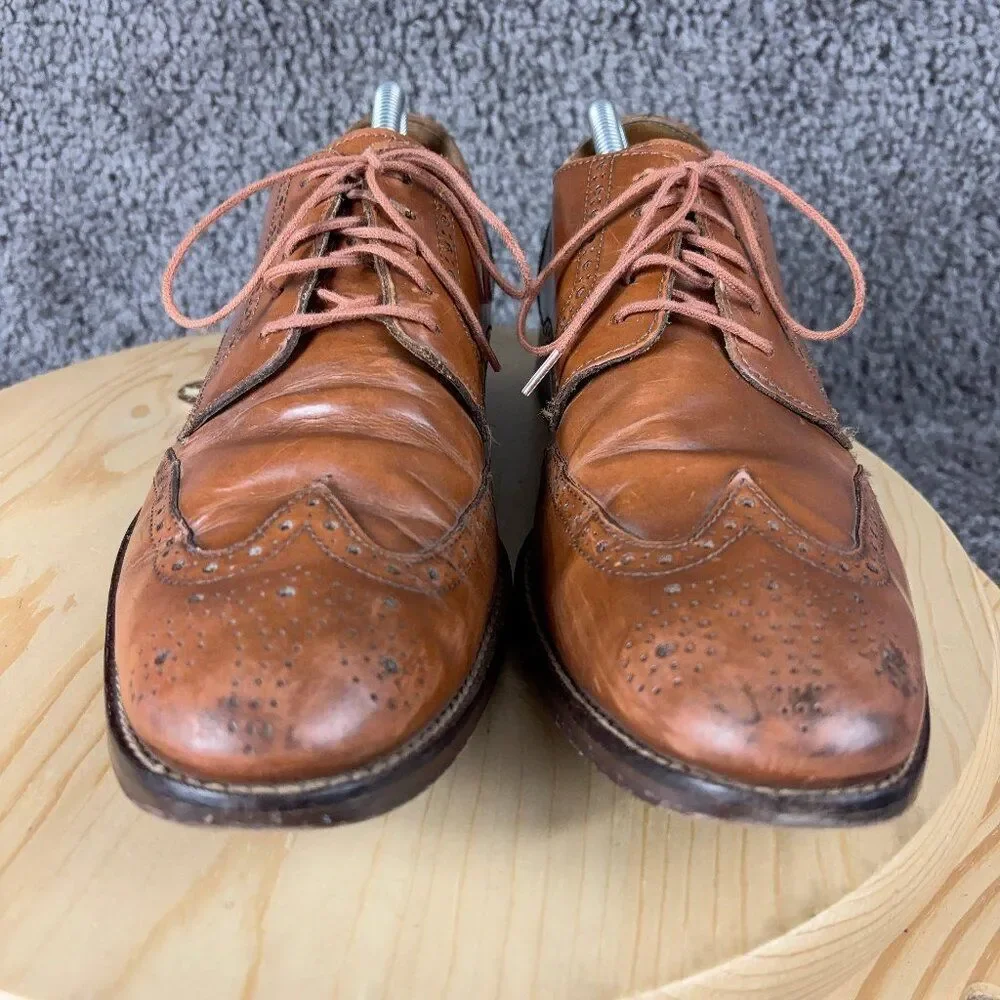 Cole Haan Grand OS Madison Wingtip Dress Shoe Men Size 10.5 Leather Derby Oxford